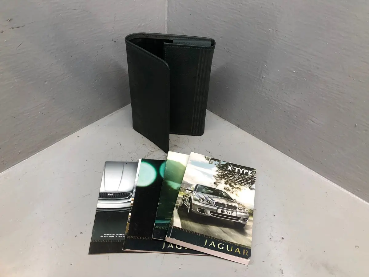 Jaguar X-Type X400 Handbook User Manual In Wallet Facelift 2007 To 2009 1