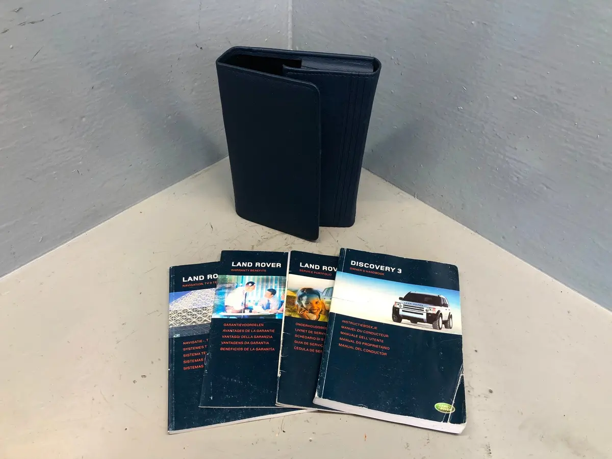 Discovery 3 Handbook User Manual In Wallet Land Rover 2004 To 2009 D28115 1