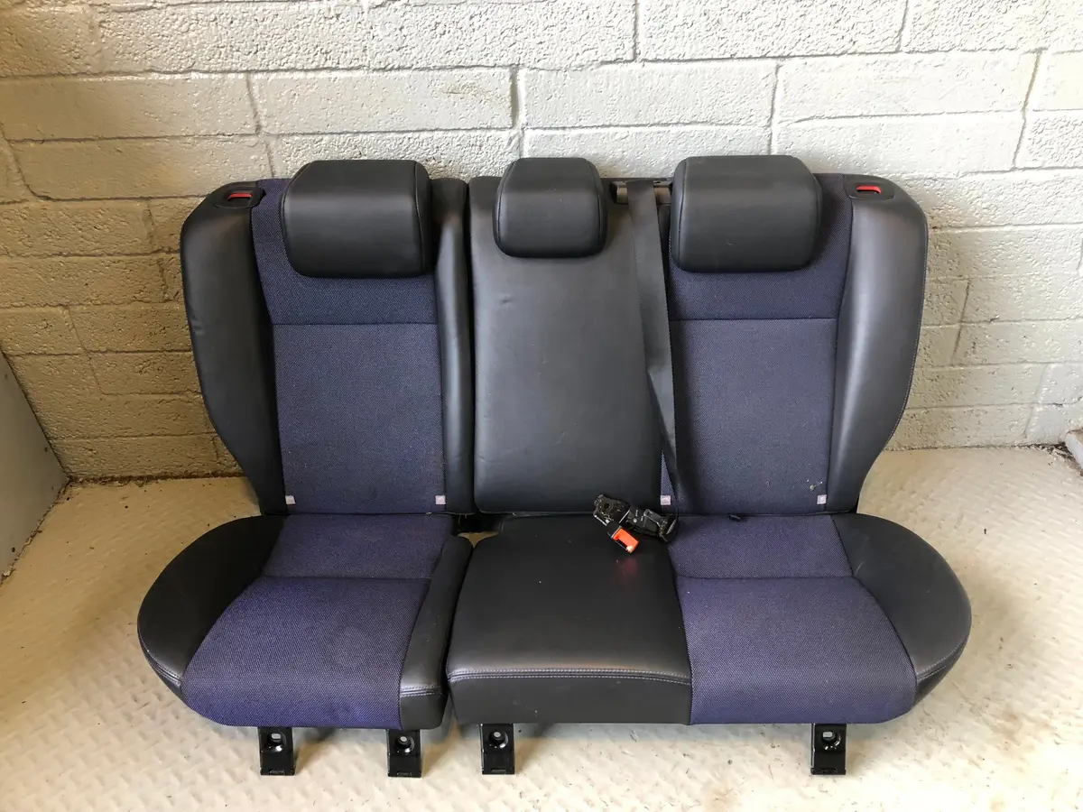 Freelander 2 Rear Seats Fabric Cloth Black Blue Land Rover 2006 To 2011 R21105 1