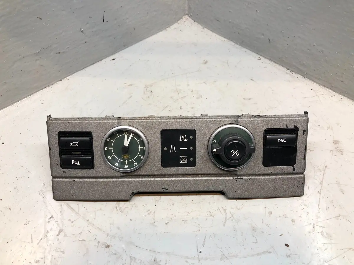 Range Rover L322 Air Suspension Switch Control Panel Clock Yul000072puy R13016 1