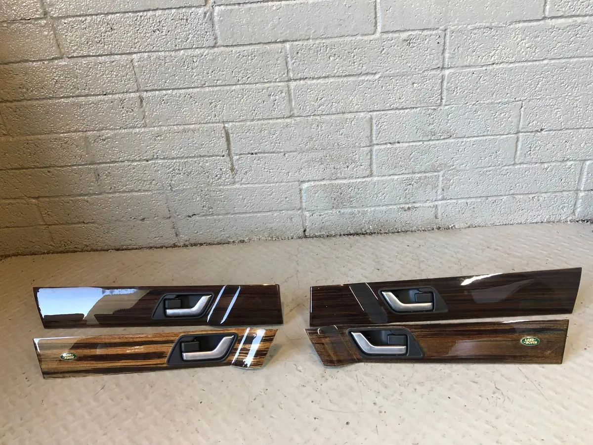 Range Rover Sport Door Card Dark Wood Trim Panels Handles L320 L15105 1