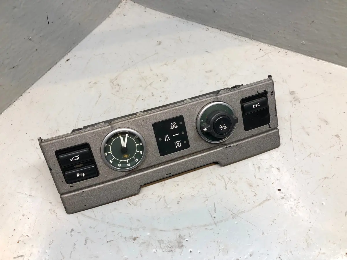 Range Rover L322 Air Suspension Switch Control Panel Clock Yul000072puy R13016 2