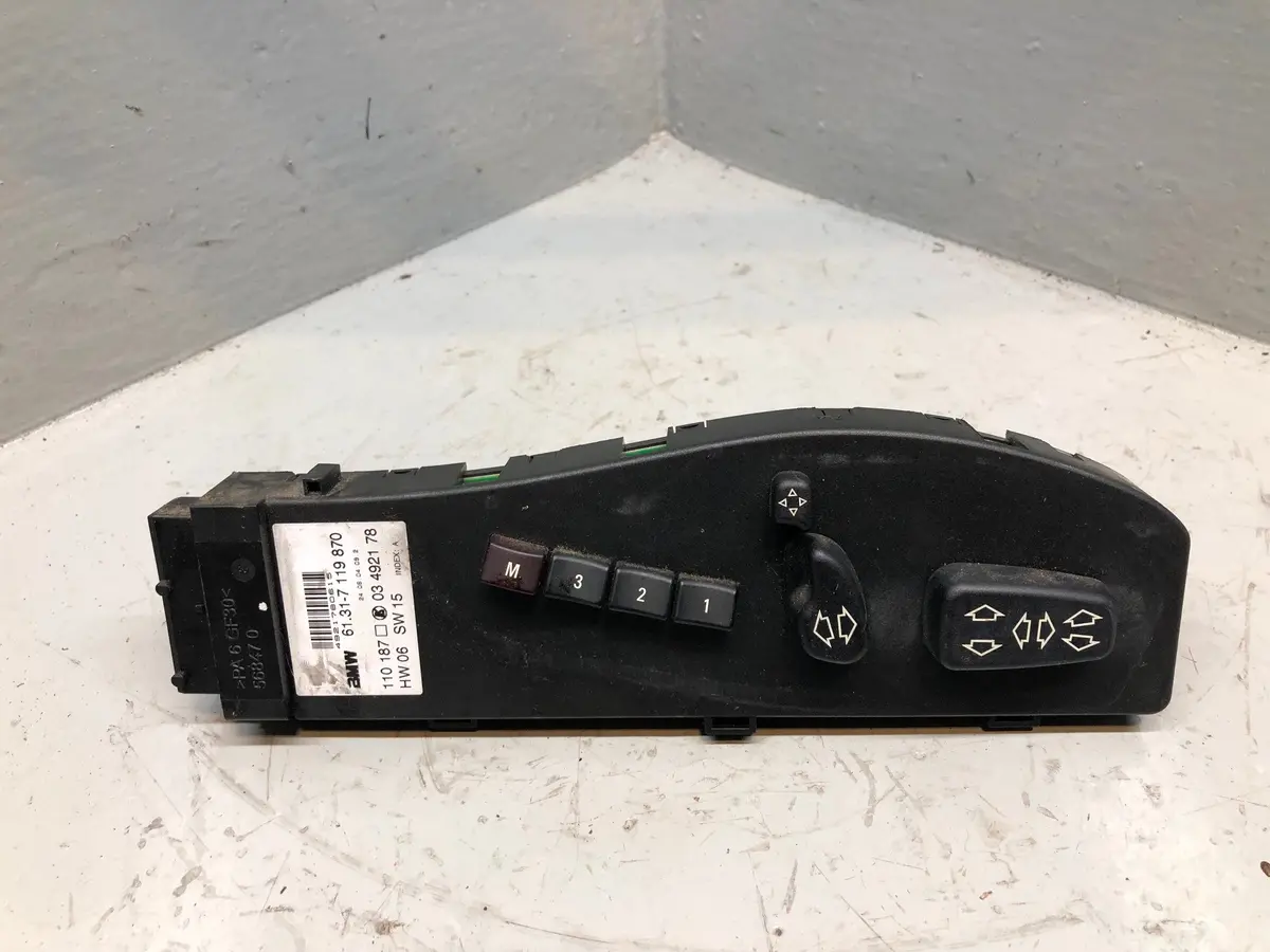 Range Rover L322 Electric Seat Switch Pack Memory Off Side Front 61.31-7 119 870 1