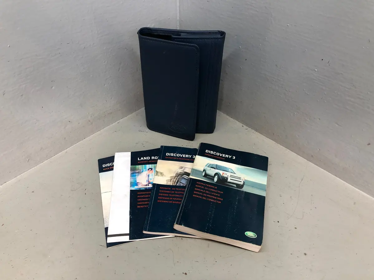 Discovery 3 Handbook User Manual In Wallet Land Rover 2004 To 2009 K21105 1