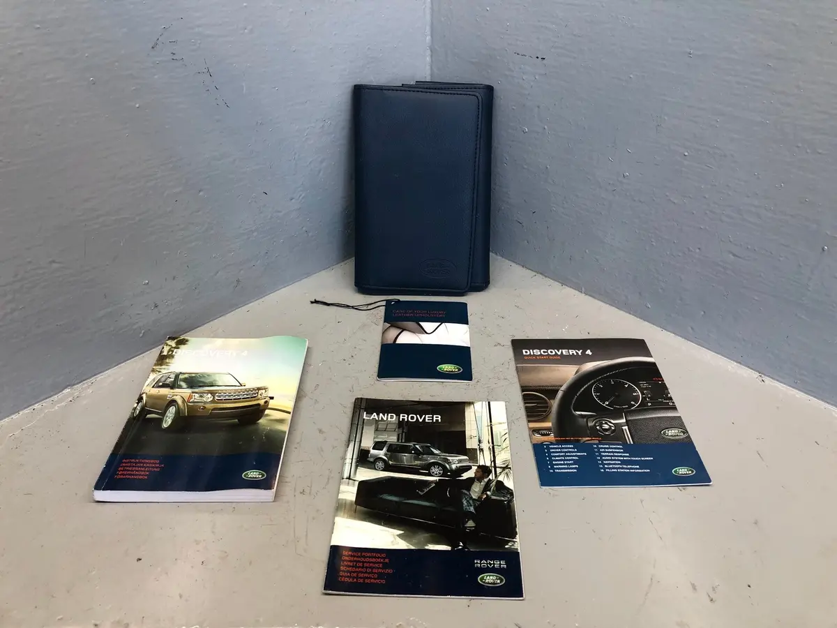 Discovery 4 Handbook User Manual In Wallet Land Rover 2009 To 2014 L17036 1