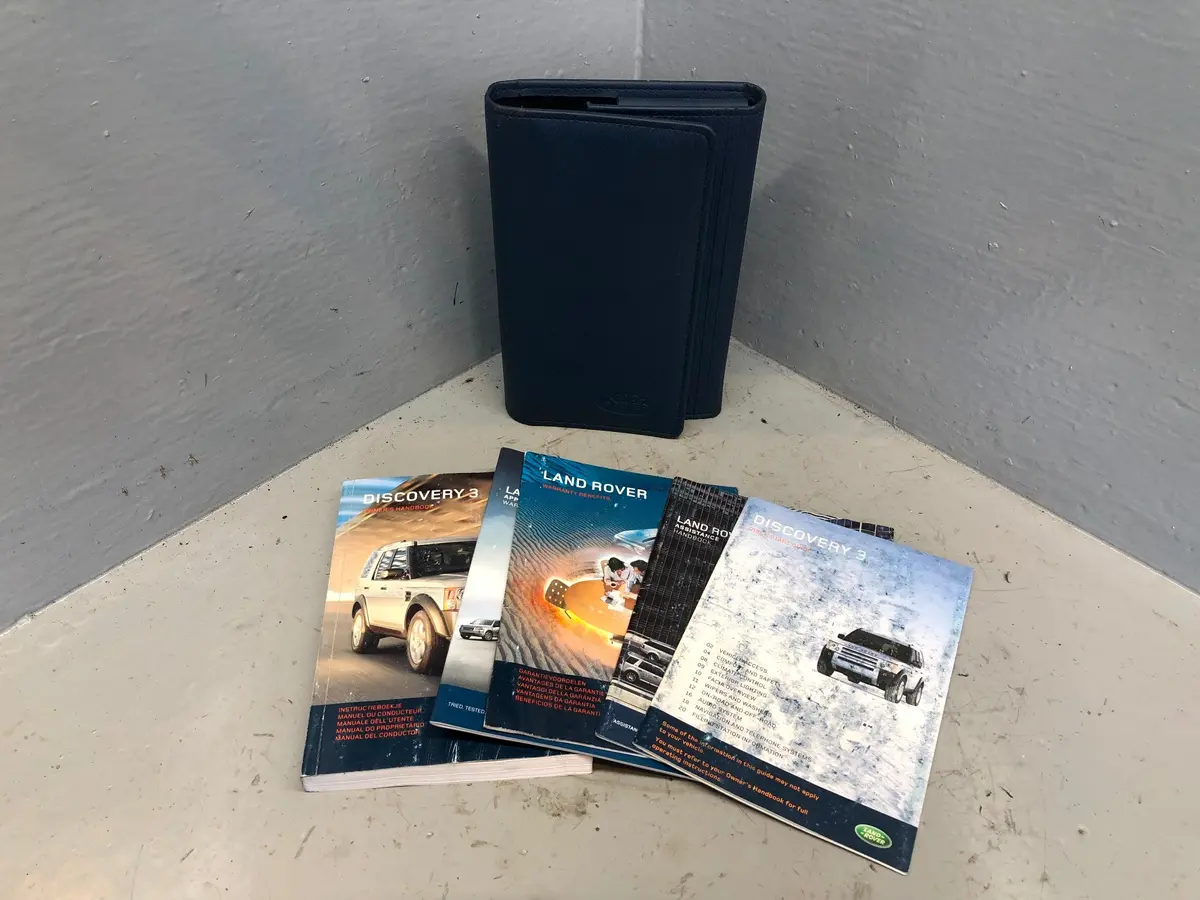 Discovery 3 Handbook User Manual In Wallet Land Rover 2004 To 2009 K12016 1