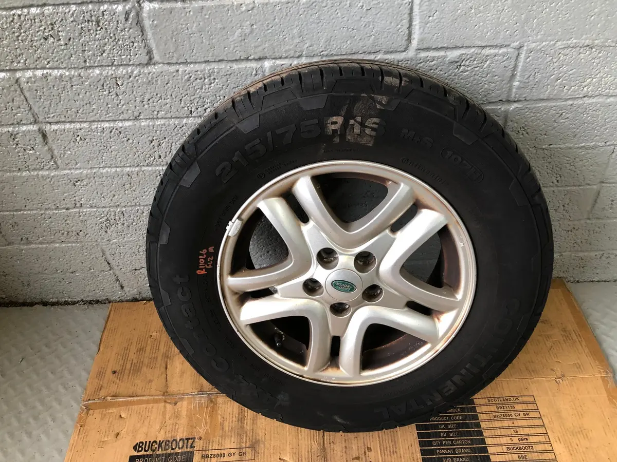 Freelander 2 Alloy Wheel And Tyre 16" Land Rover 215/75R16 2006 To 2015 R11026a 1