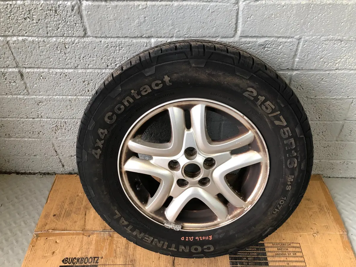 Freelander 2 Alloy Wheel And Tyre 16" Land Rover 215/75R16 2006 To 2015 R11026d 1