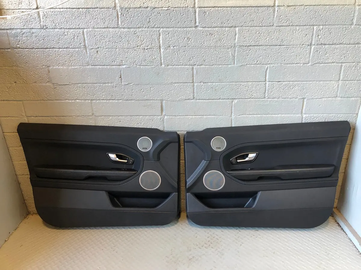 Range Rover Evoque Door Cards Pair Of 2 3 Door In Black L538 2011 To 2015 L27105 1