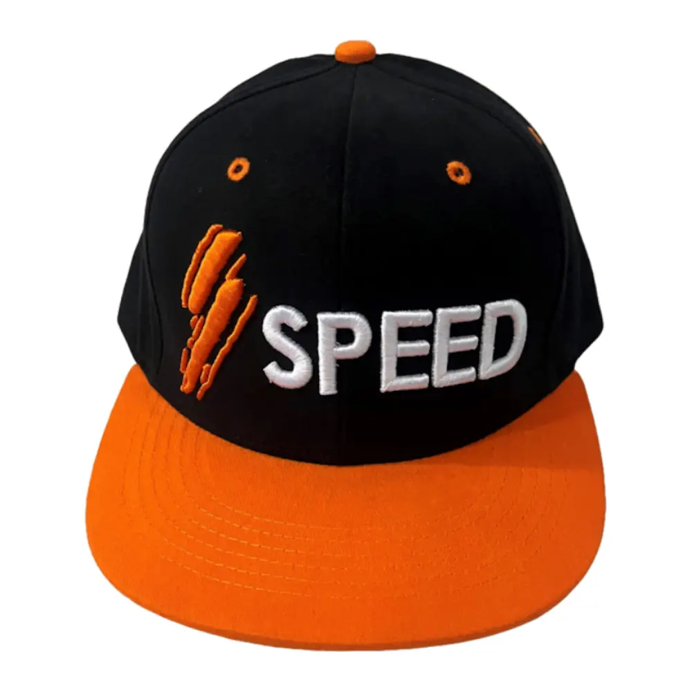 Orange Snapback Hat 1