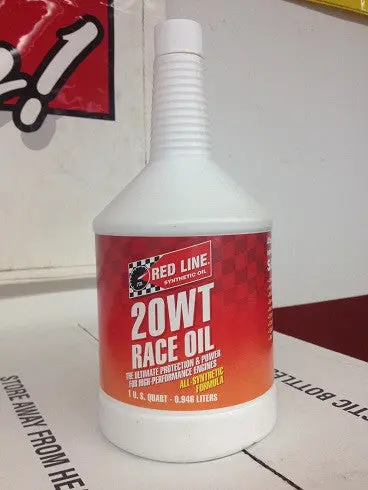 Redline 20Wt Race Oil   Quart Or By The Case 1