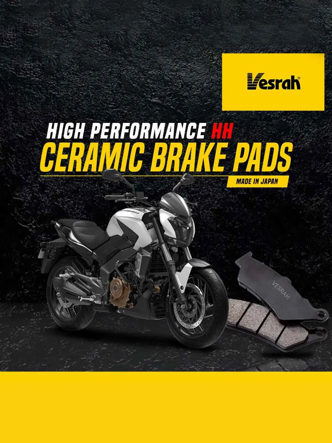 Vesrah Sd-147 Rear Brake Pad Honda/Kawasaki/Triumph 1