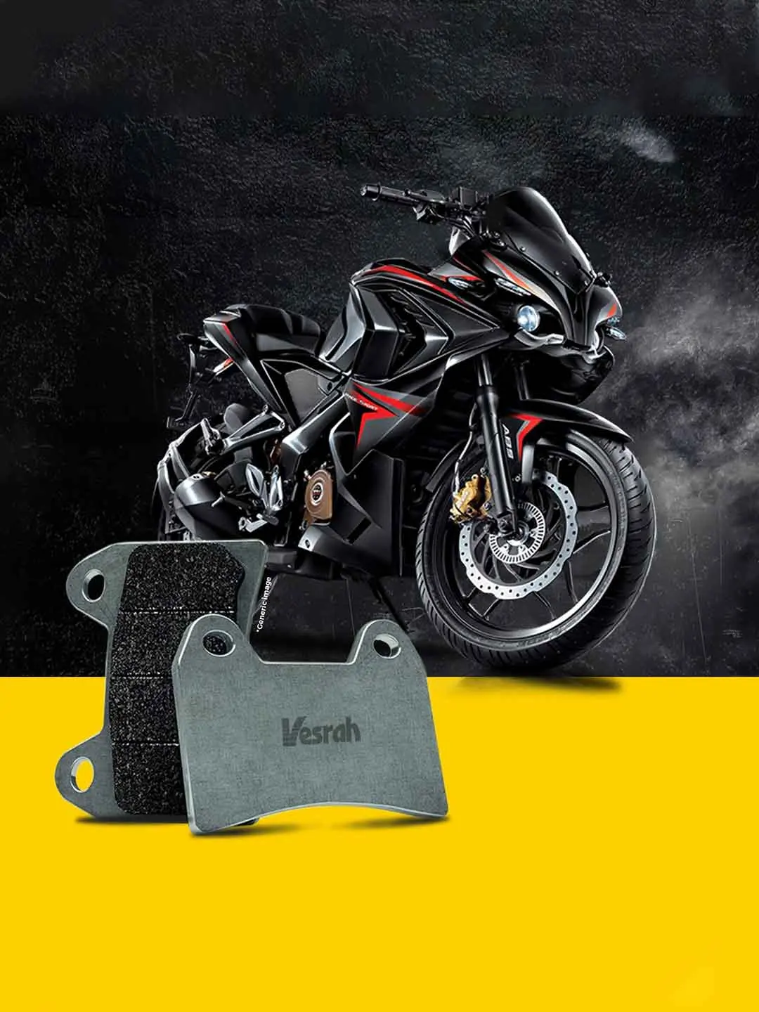 Vesrah Front Brake Pads Sd953 Ktm/Bajaj/Re/Honda/Bmw/Ducati/Tvs 1