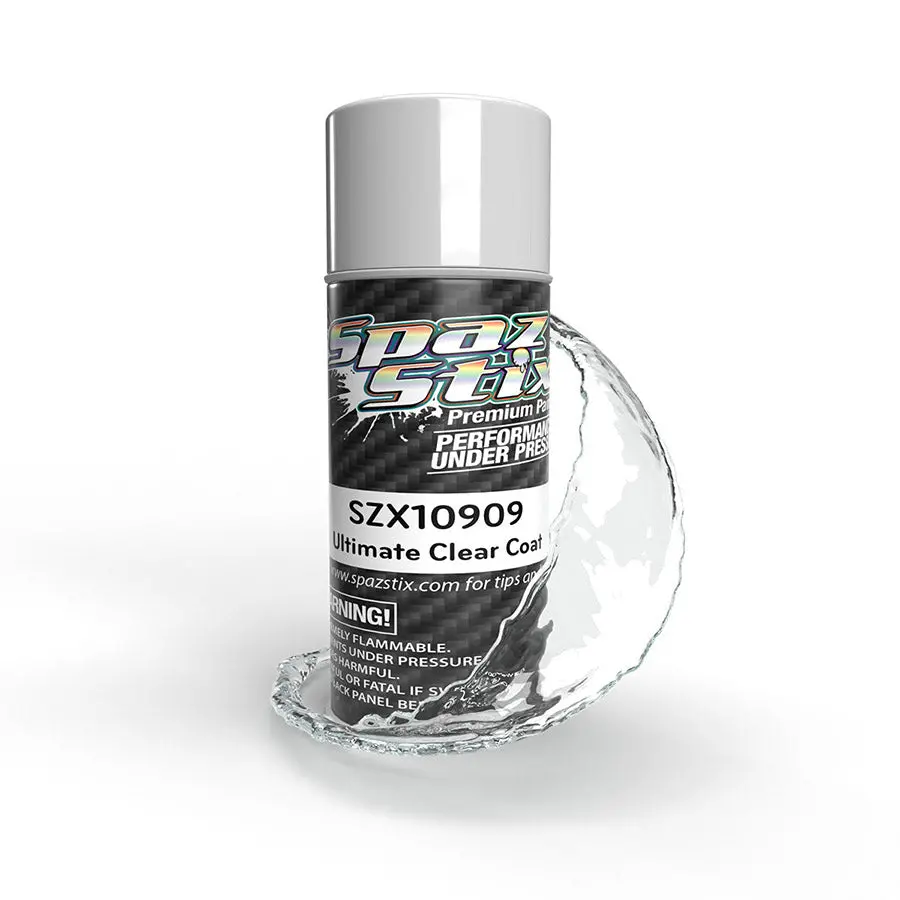 Spaz Stix Mirror Chrome Aerosol Spray Paint - Ultimate Clear Coat 1