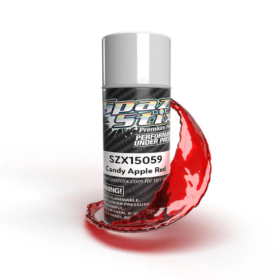 Spaz Stix Aerosol Spray Paint - Candy Apple Red 1