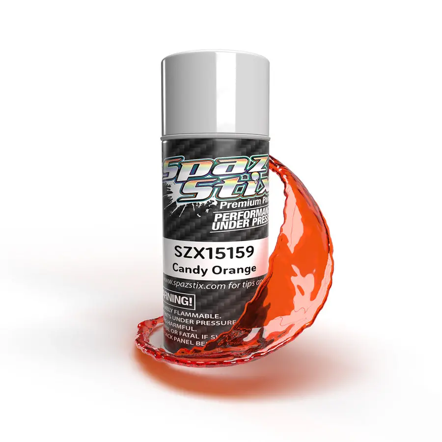Spaz Stix Aerosol Spray Paint - Candy Orange 1