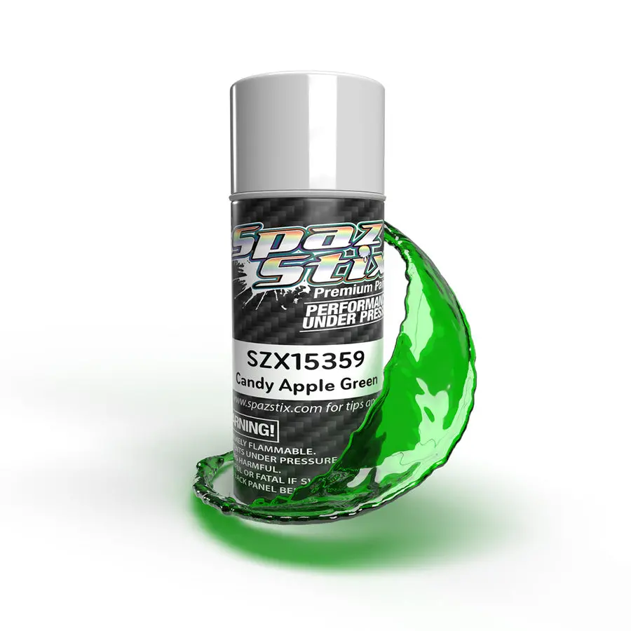Spaz Stix Aerosol Spray Paint - Candy Apple Green 1