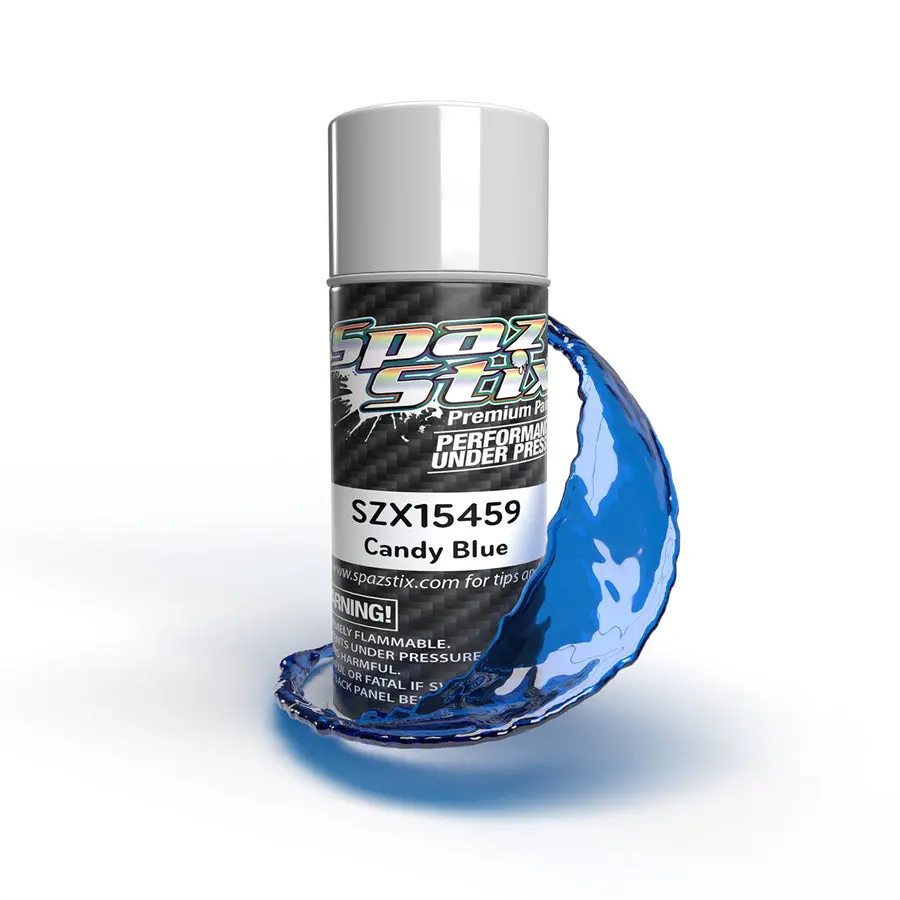 Spaz Stix Aerosol Spray Paint - Candy Blue 1