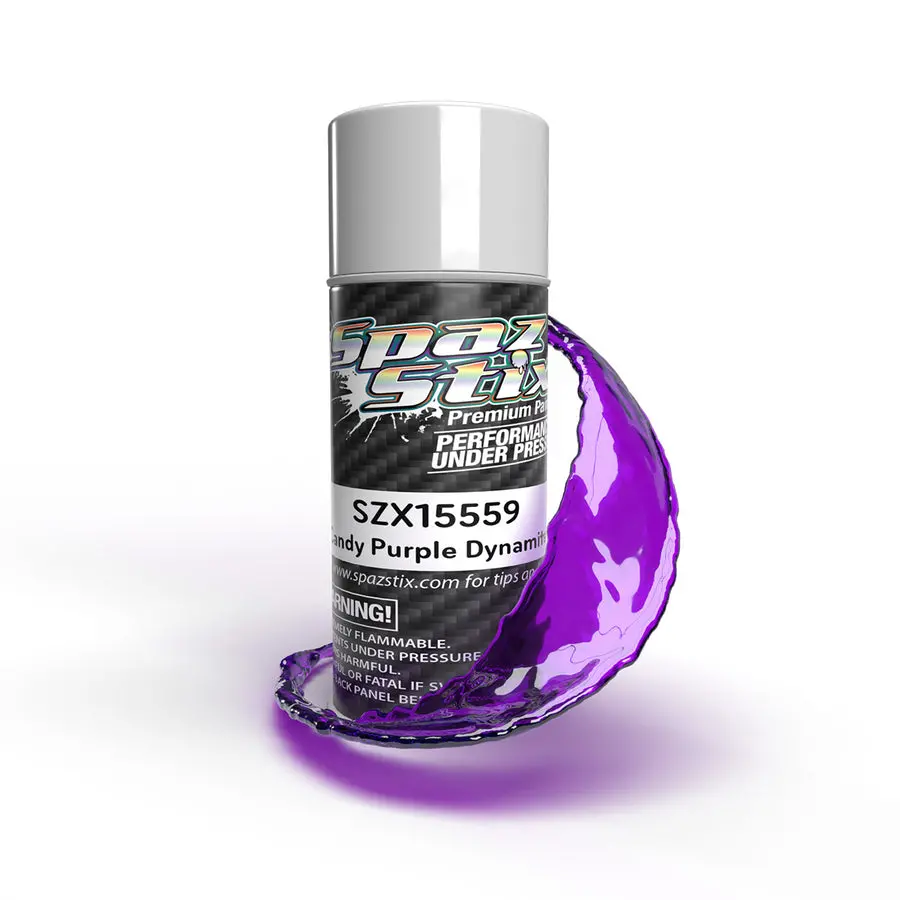 Spaz Stix Aerosol Spray Paint - Candy Purple Dynamite 1