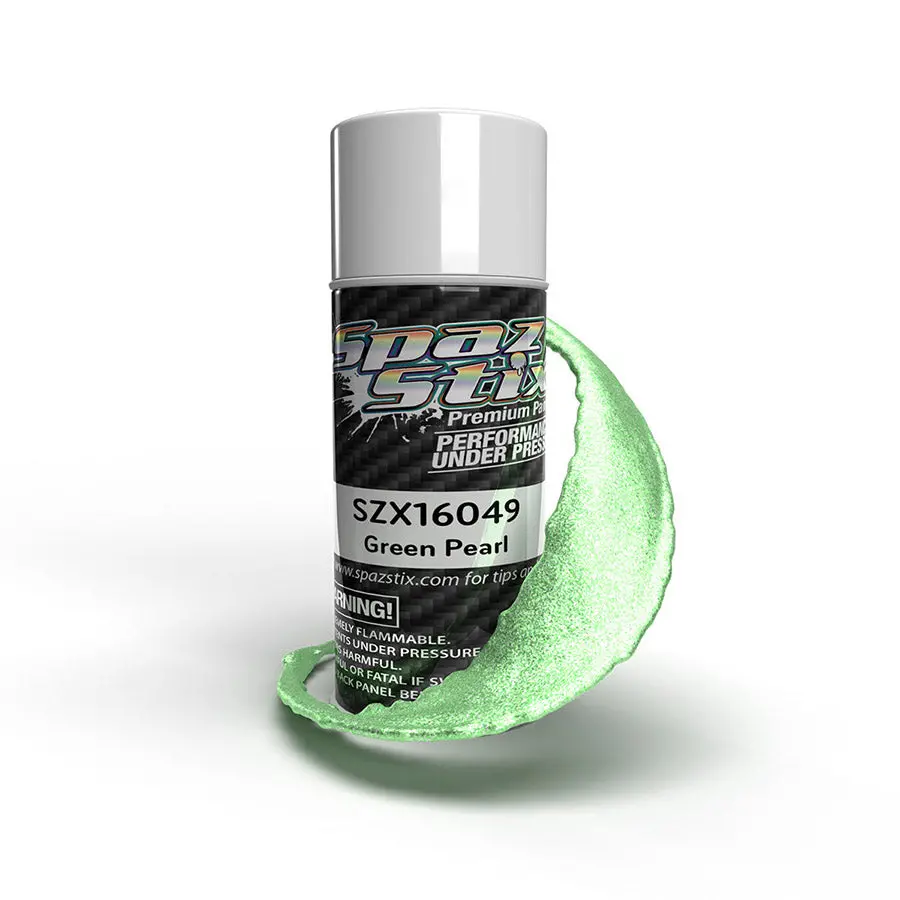 Spaz Stix Aerosol Spray Paint - Green Pearl 1