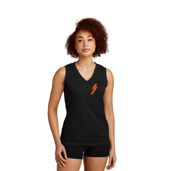Utv V-Neck Tank - Black 1