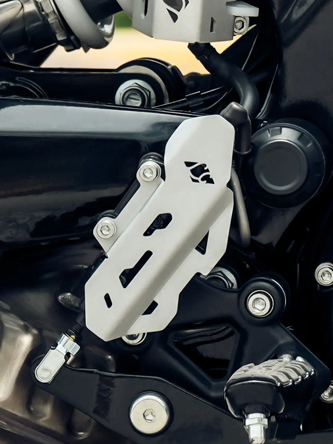 Legundary Re Guerrilla 450 Buckler Master Cylinder Guard 1