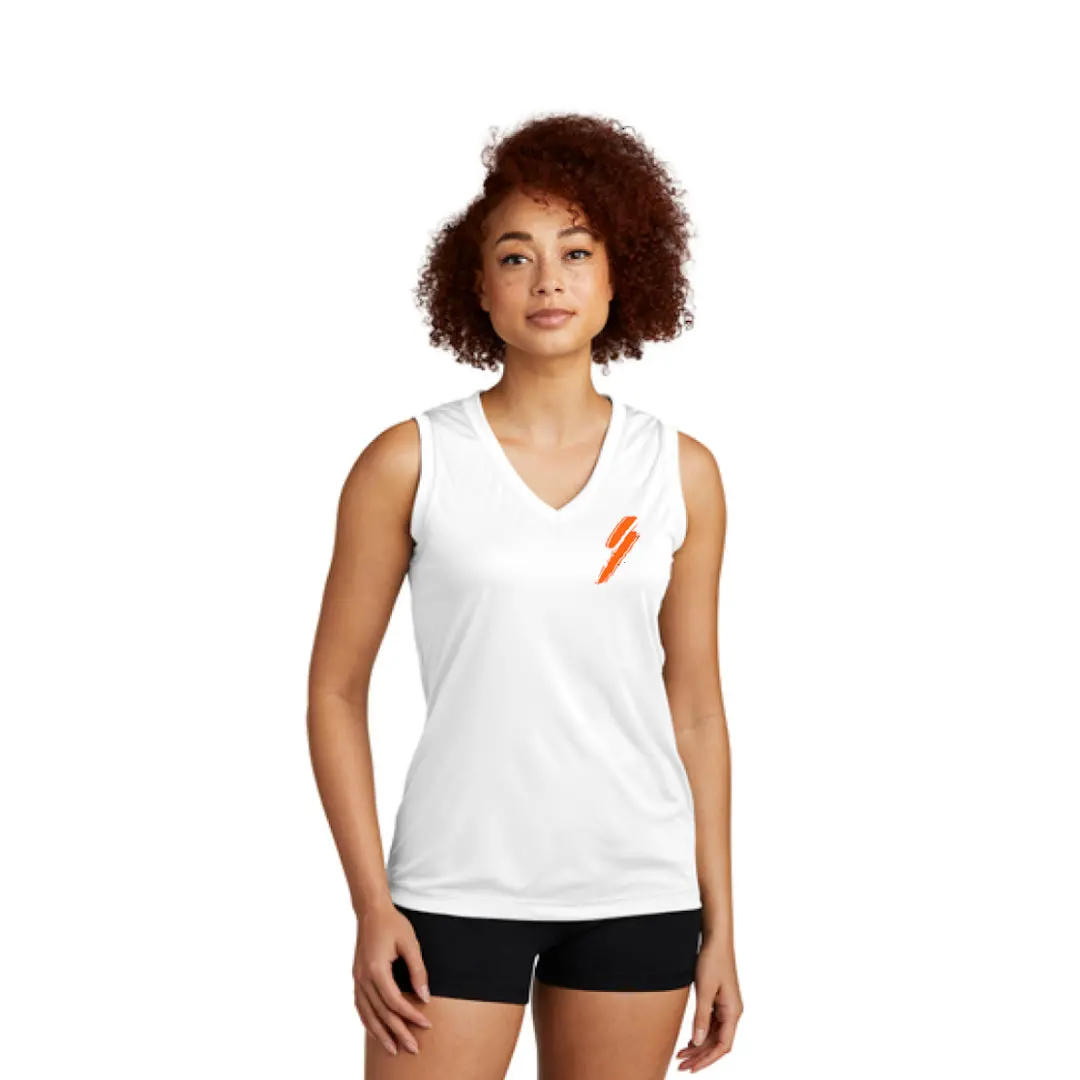 Sst V-Neck Tank- White 1