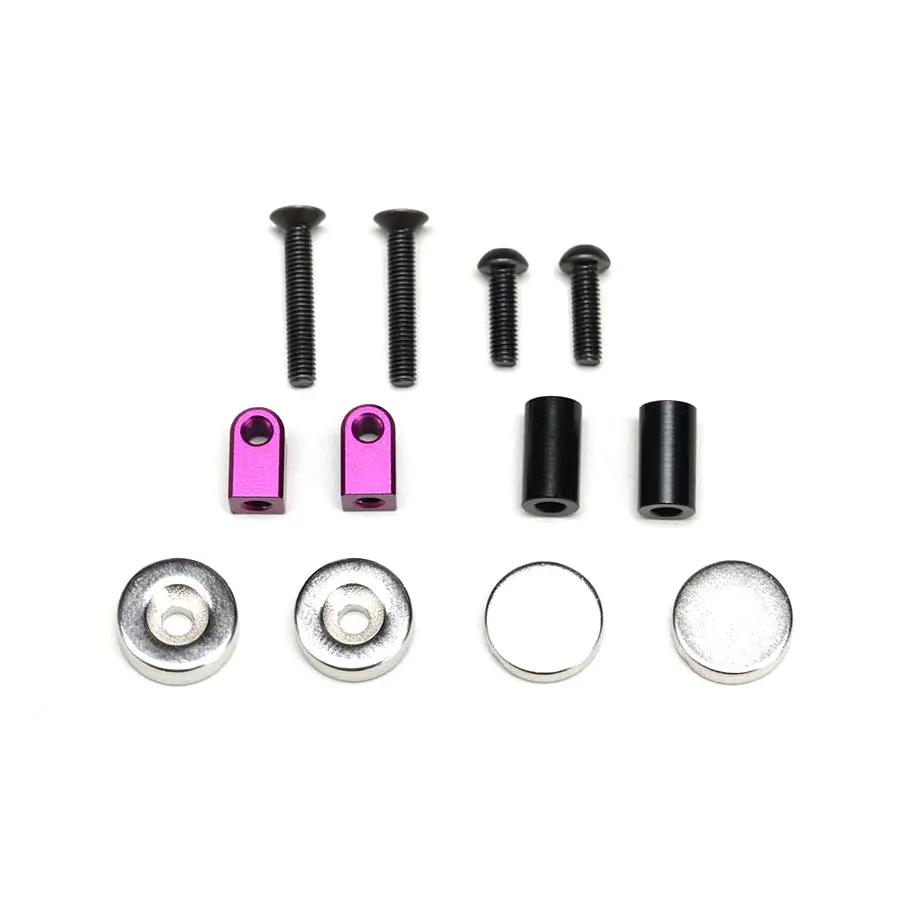 Yokomo Magnet Front Body Mount - Purple 1